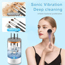✨ Premium 3-in-1 Electric Makeup Brush Cleaner & Dryer – Automatic USB Rechargeable Brush Washing Machine with Drying Stand