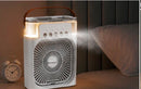 🔥3-in-1 Portable Air Cooler Fan | USB Mini AC with Mist, Humidifier & LED Lights