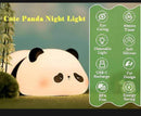 🌟Cute Panda Silicone LED Night Light – USB Rechargeable Touch Control Night Lamp for Kids, Baby Nursery & Bedroom | Soft Warm Glow Gift