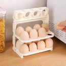 ✨Premium 3-Tier Folding Egg Storage Rack – Space-Saving Organizer for Up to 24 Eggs | High-Quality Kitchen Essential