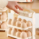 ✨Premium 3-Tier Folding Egg Storage Rack – Space-Saving Organizer for Up to 24 Eggs | High-Quality Kitchen Essential