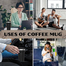 ThermoLuxe™ Black Coffee Travel Mug – Double-Wall Insulated Stainless Steel Tumbler