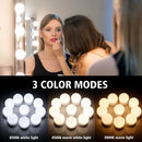 Hollywood LED Vanity Mirror Lights | 10 Dimmable Bulbs | 3 Color Modes | USB Powered Makeup Mirror Lighting Kit